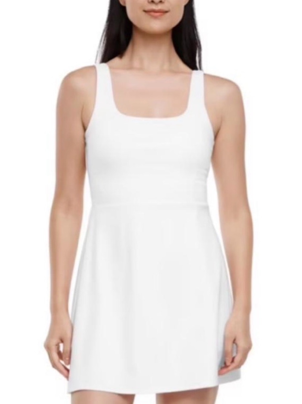 GAP White Scoop-Neck Tank Dress